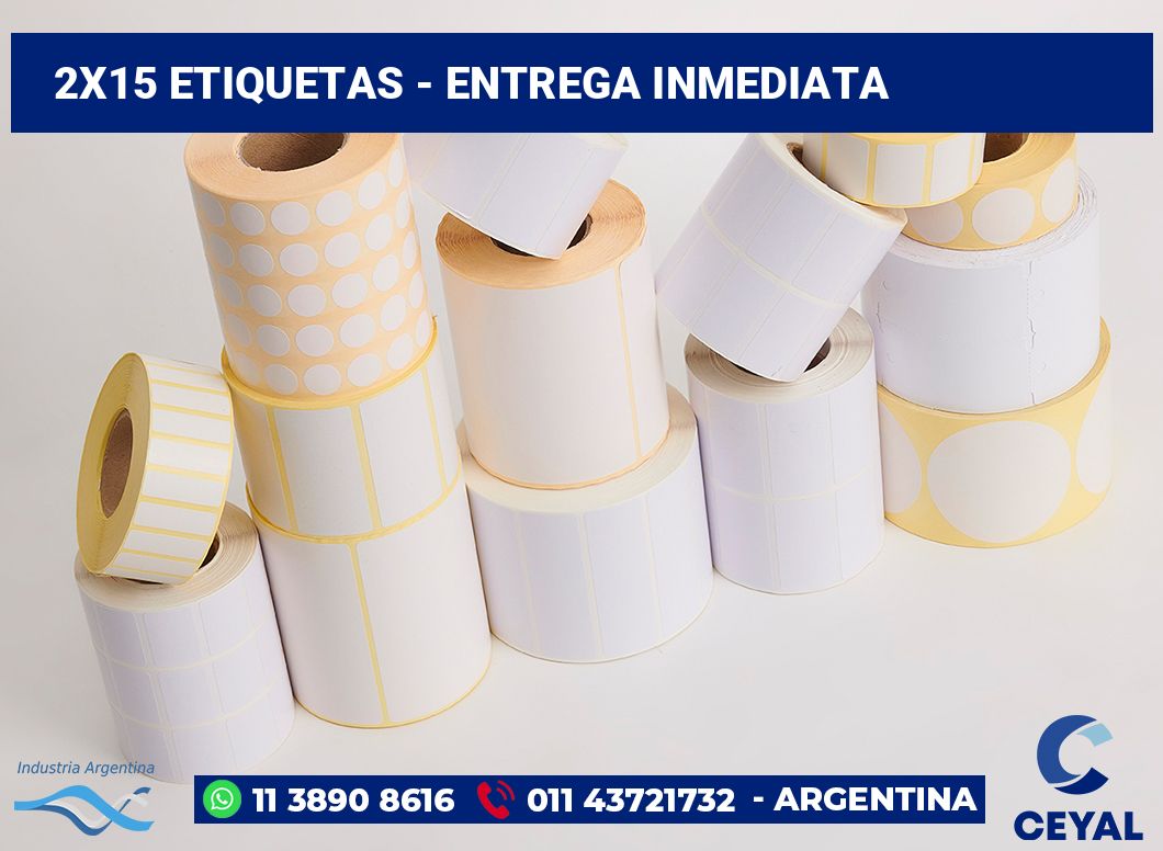 2x15 Etiquetas