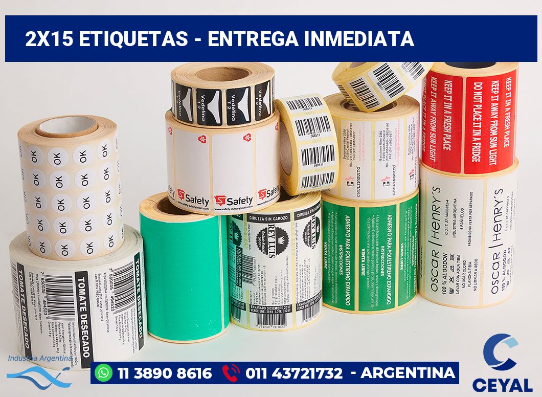 2x15 Etiquetas