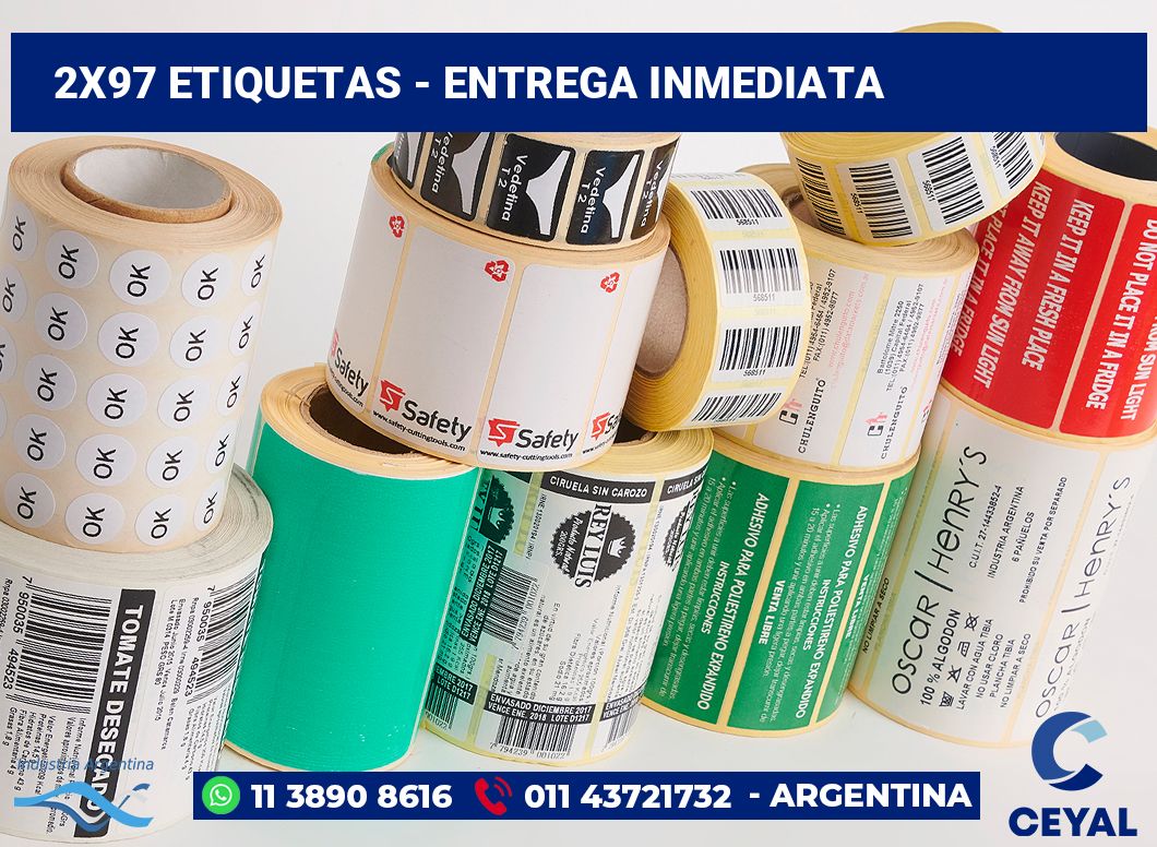 2x97 Etiquetas