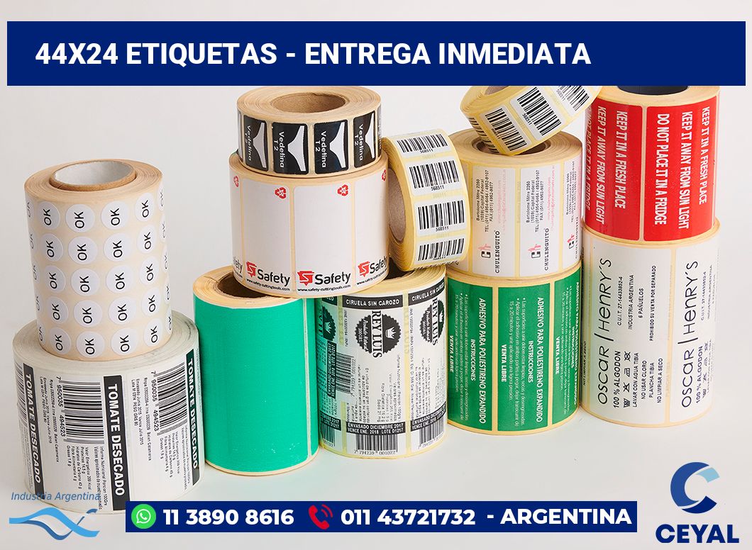 44x24 Etiquetas
