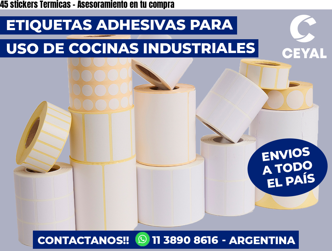 45 stickers Termicas - Asesoramiento en tu compra