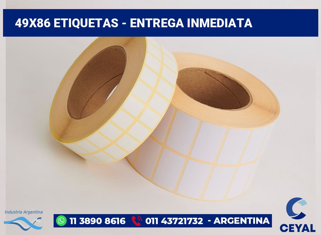 49x86 Etiquetas