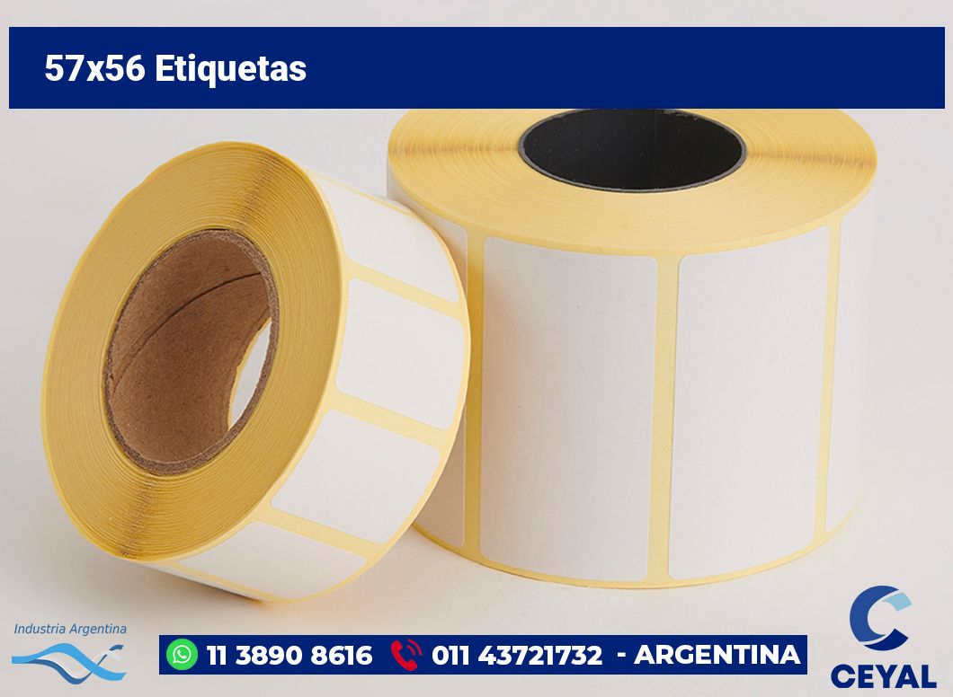 57x56 Etiquetas