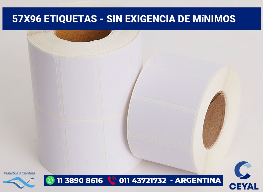 57x96 Etiquetas
