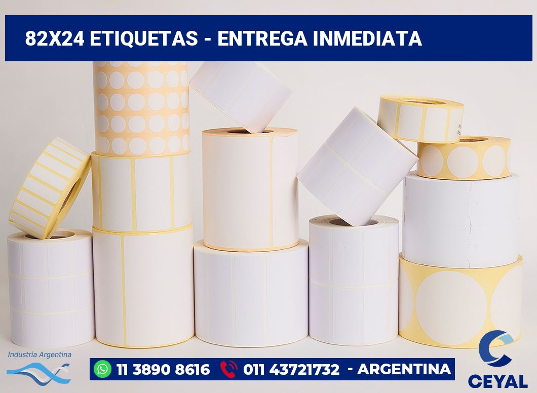 82x24 Etiquetas
