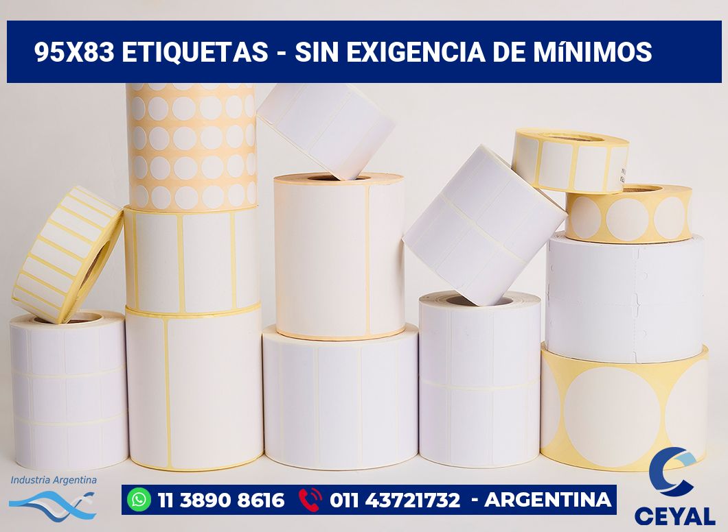 95x83 Etiquetas