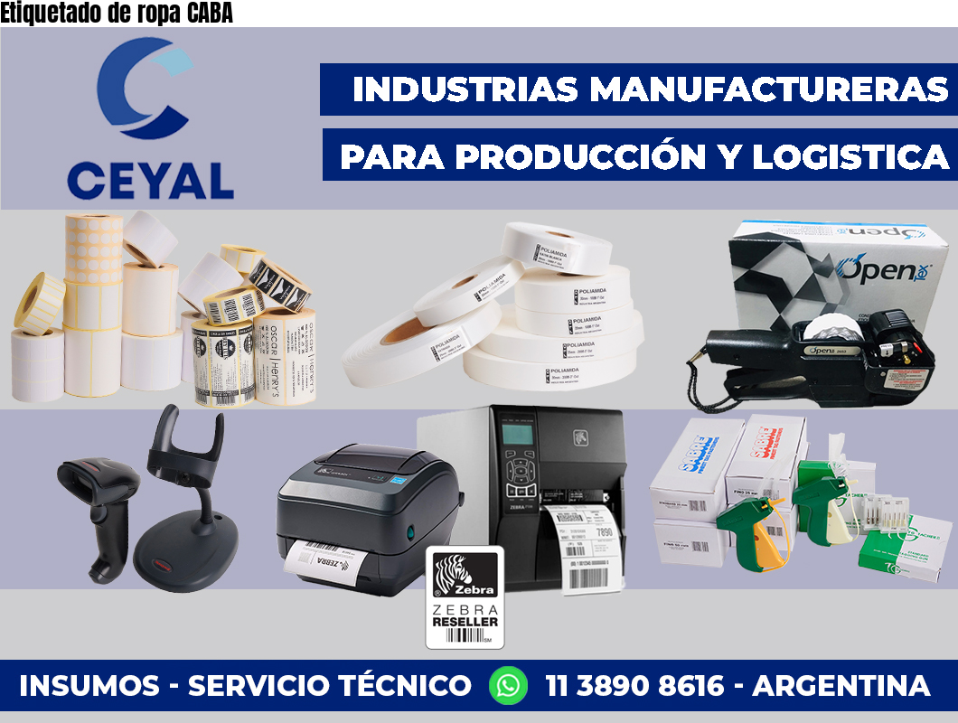 Etiquetado de ropa CABA