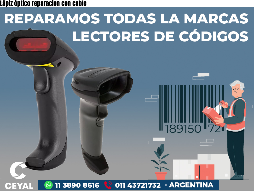 Lápiz óptico reparacion con cable