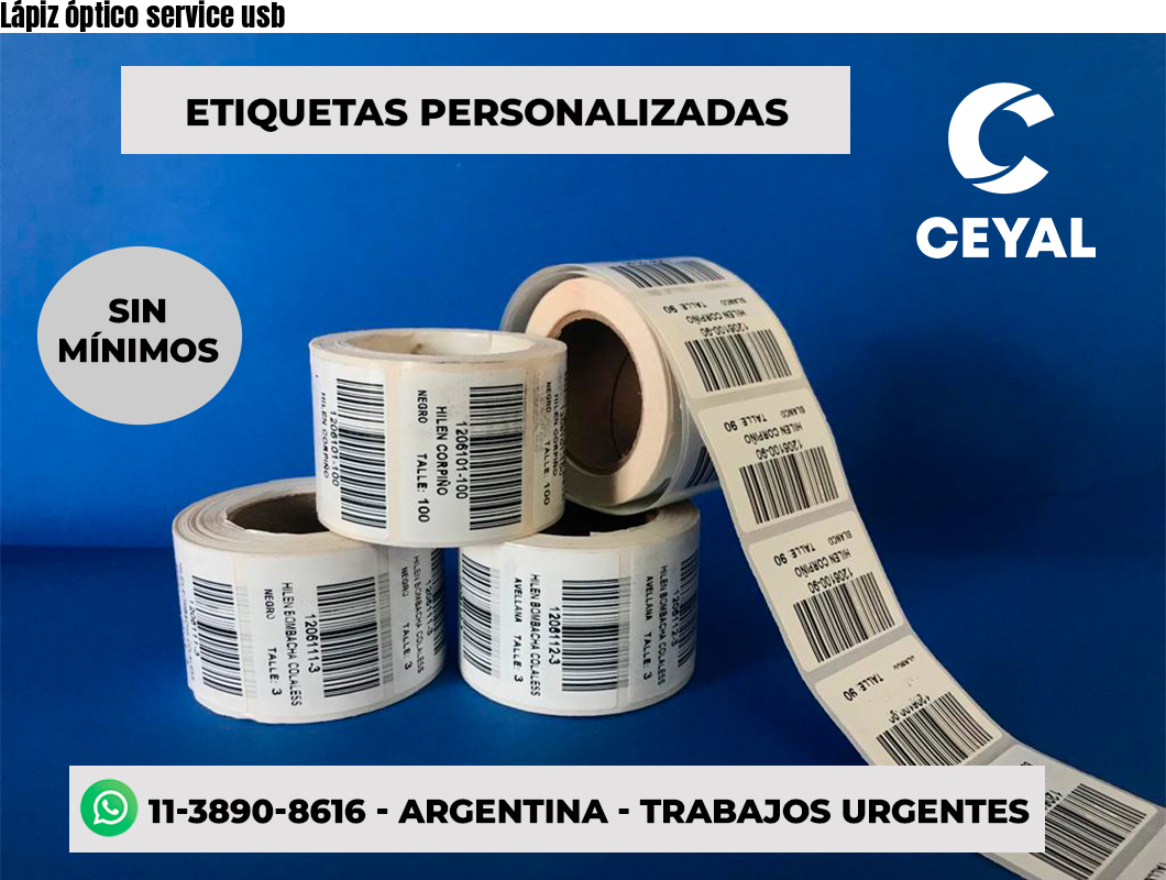 Lápiz óptico service usb