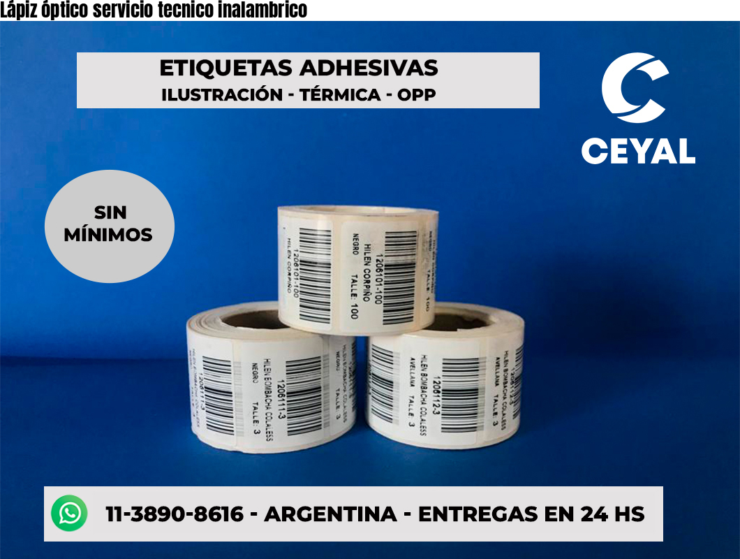 Lápiz óptico servicio tecnico inalambrico