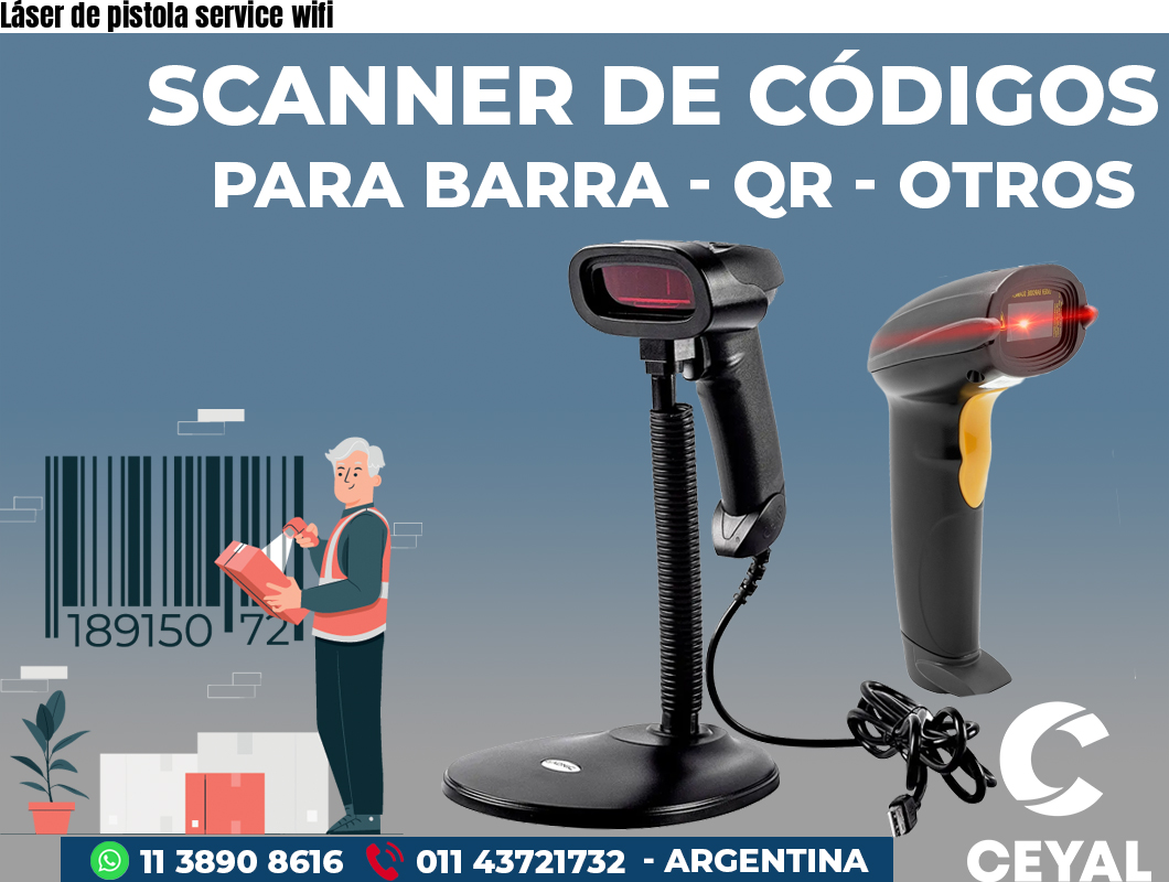 Láser de pistola service wifi