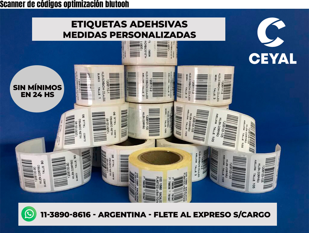 Scanner de códigos optimización blutooh