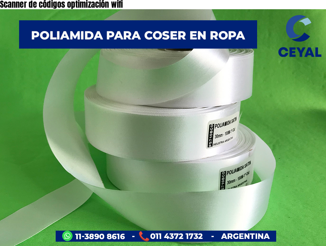 Scanner de códigos optimización wifi