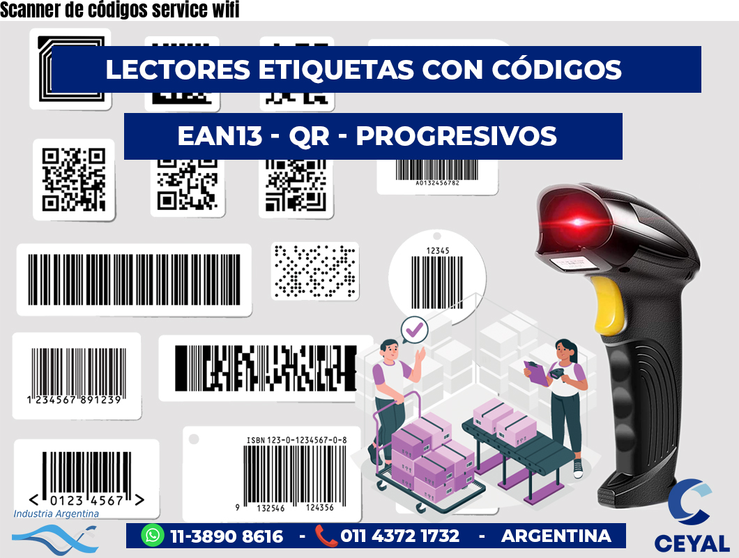 Scanner de códigos service wifi