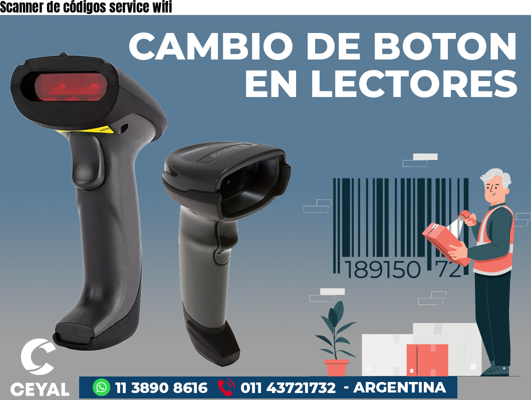 Scanner de códigos service wifi