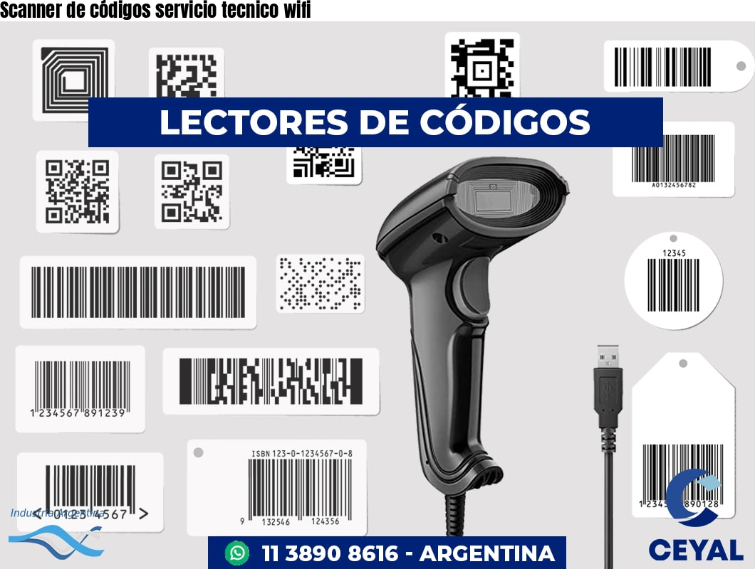 Scanner de códigos servicio tecnico wifi