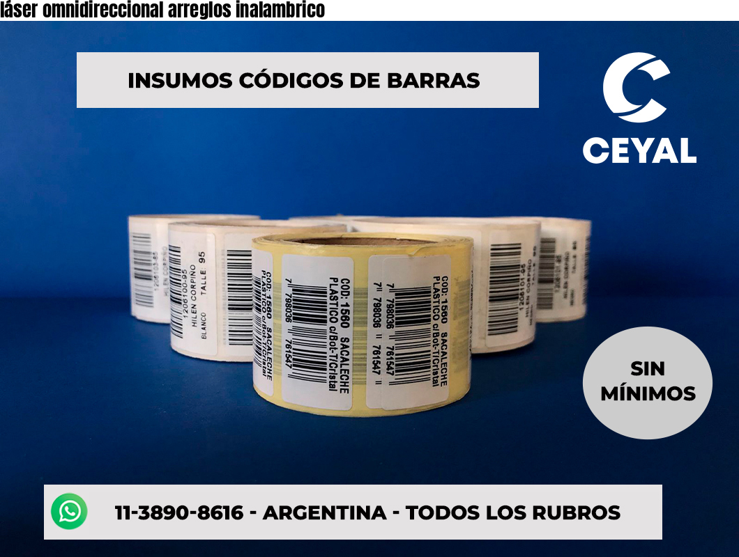 láser omnidireccional arreglos inalambrico