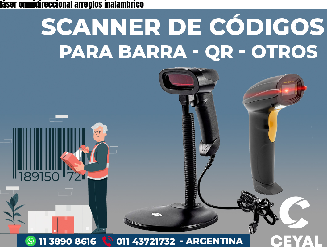 láser omnidireccional arreglos inalambrico