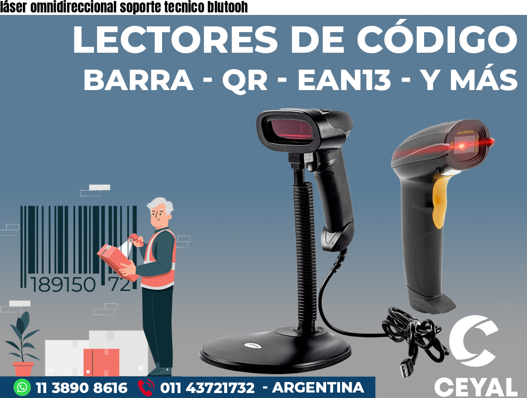 láser omnidireccional soporte tecnico blutooh