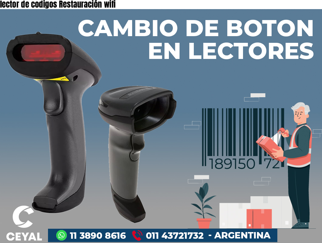 lector de codigos Restauración wifi