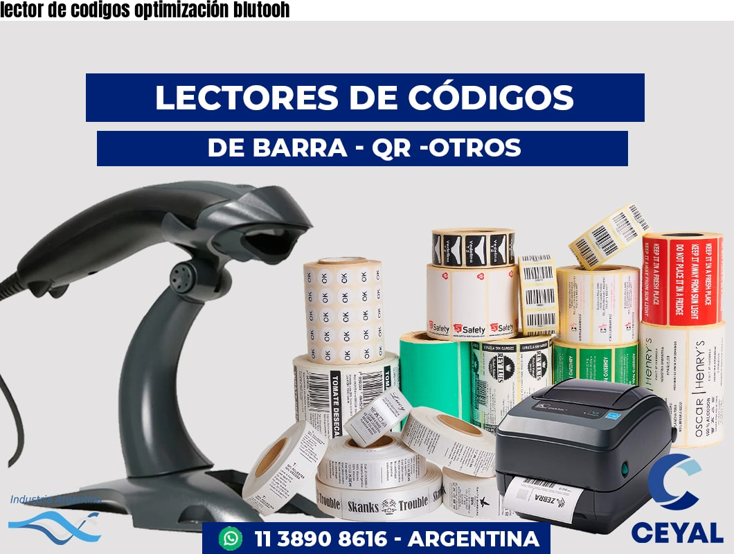 lector de codigos optimización blutooh