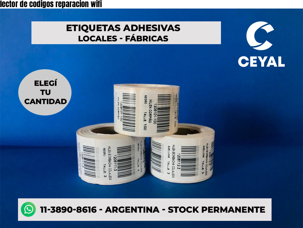 lector de codigos reparacion wifi