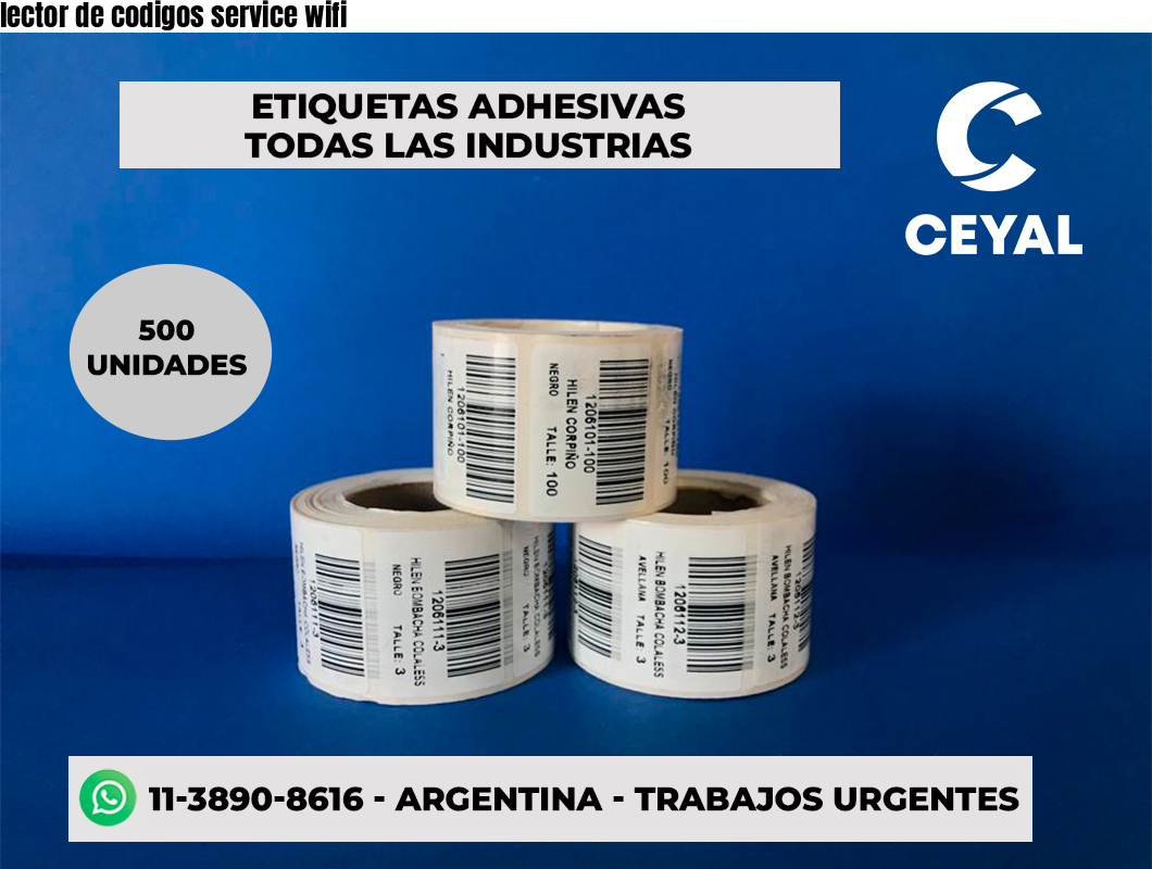 lector de codigos service wifi