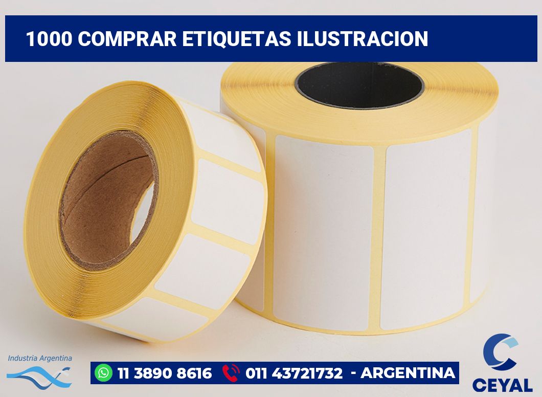 1000 Comprar etiquetas ilustracion