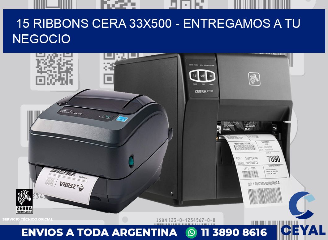 15 Ribbons cera 33x500 - entregamos a tu negocio