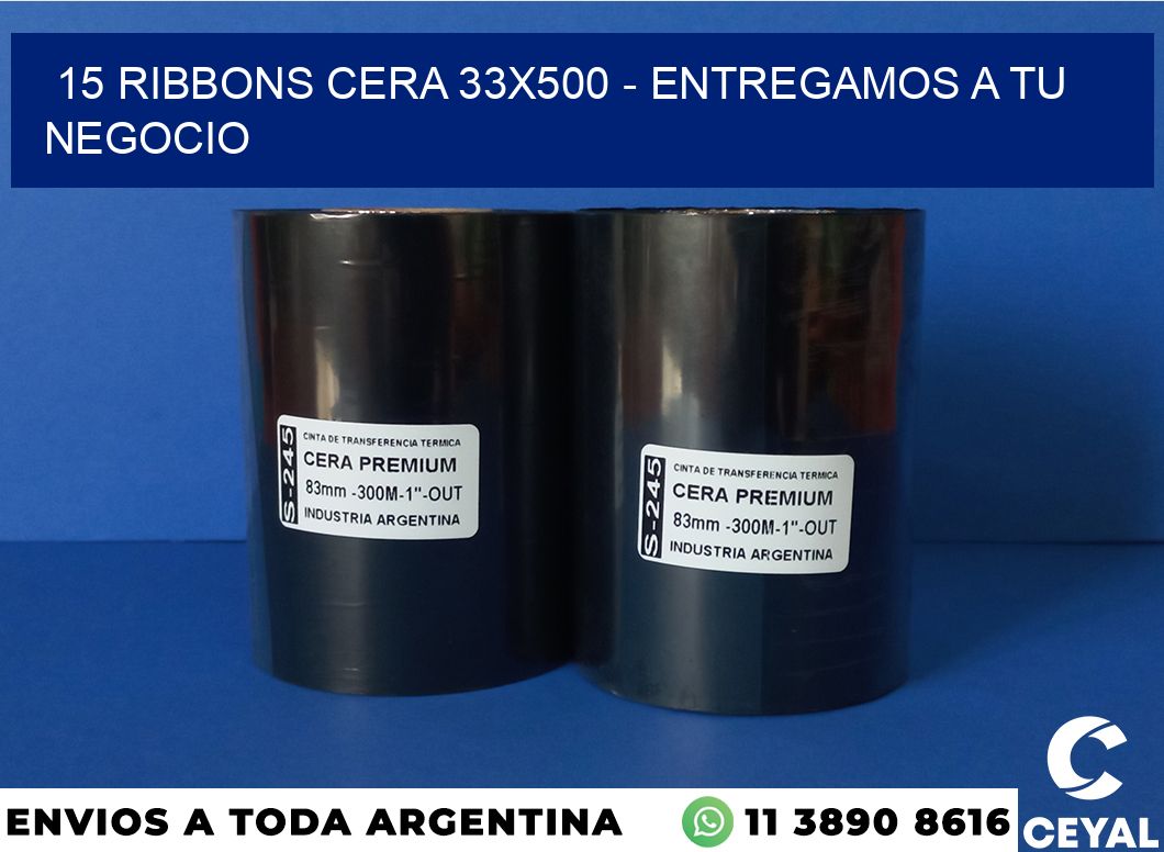 15 Ribbons cera 33x500 - entregamos a tu negocio