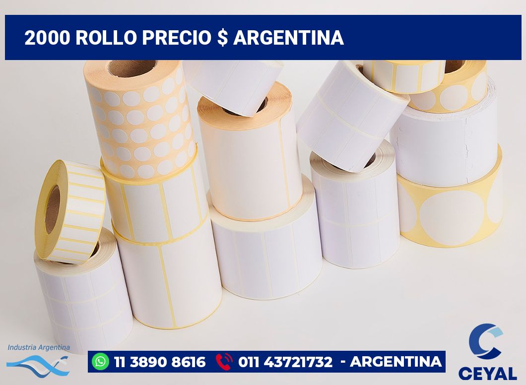 2000 Rollo precio $ argentina