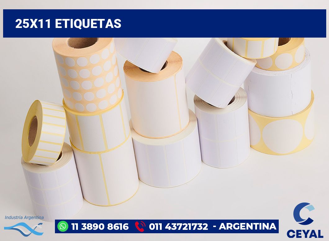 25x11 Etiquetas