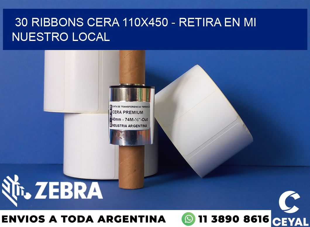 30 Ribbons cera 110x450 - retira en mi nuestro local