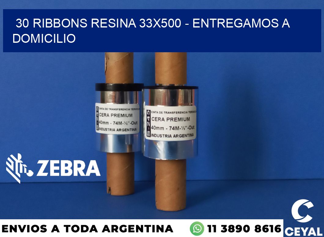 30 Ribbons resina 33x500 - entregamos a domicilio