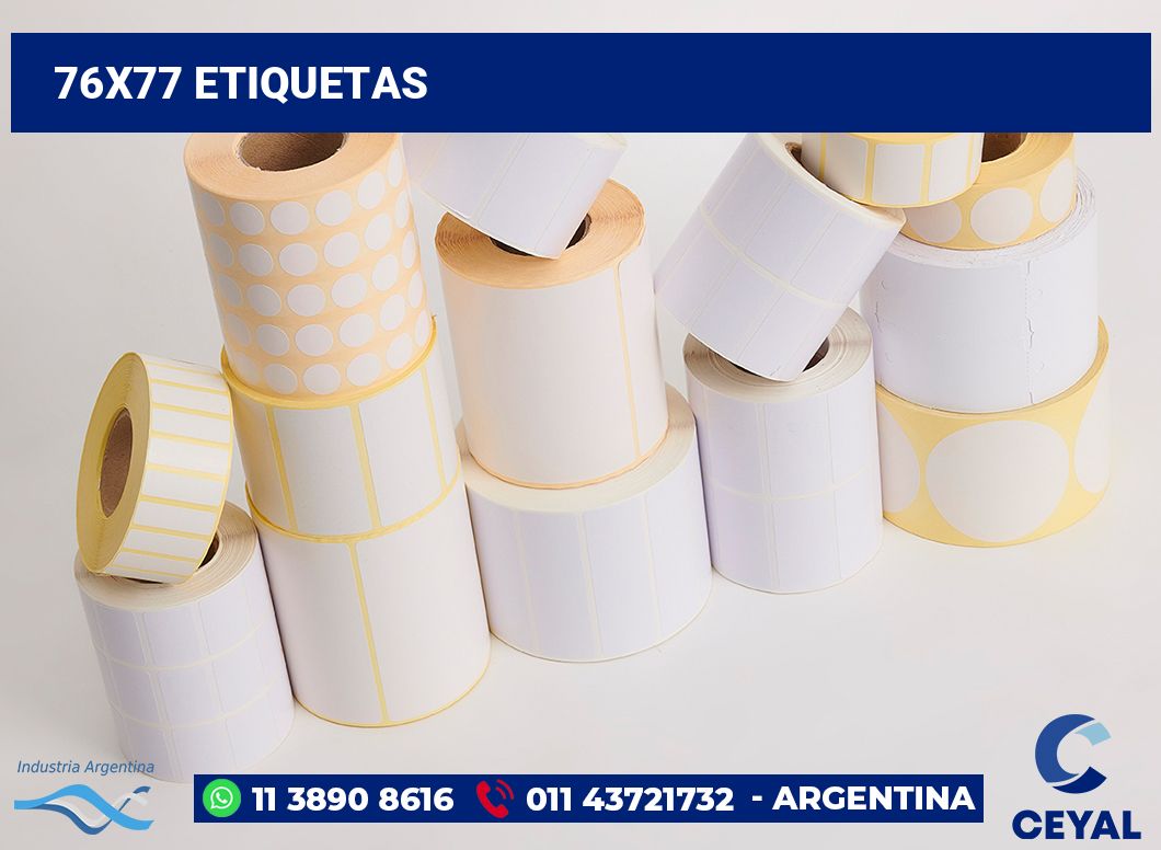 76x77 Etiquetas