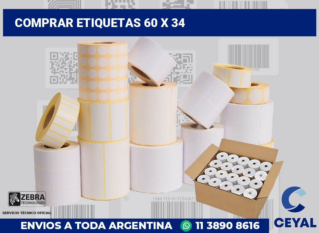 Comprar etiquetas 60 x 34