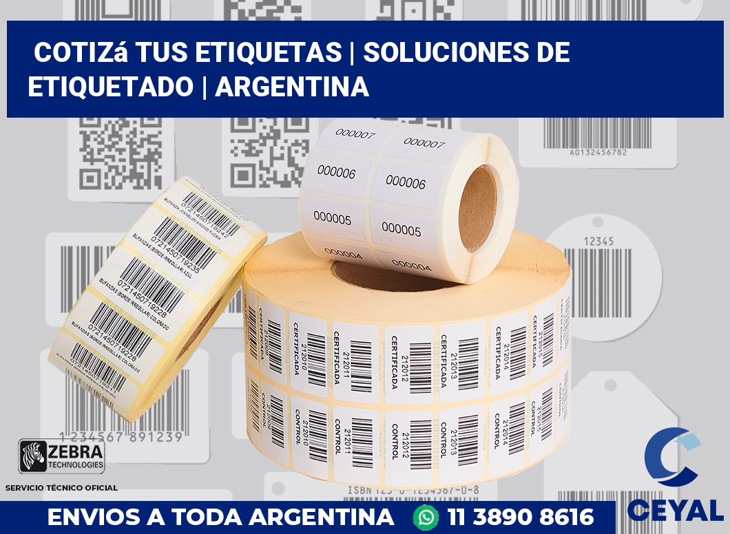 Cotizá tus etiquetas | Soluciones de etiquetado | Argentina
