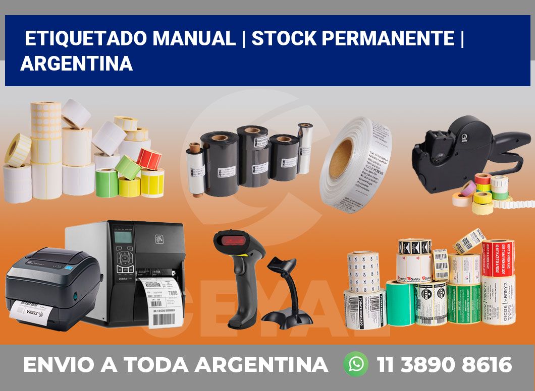 Etiquetado manual | Stock permanente | Argentina