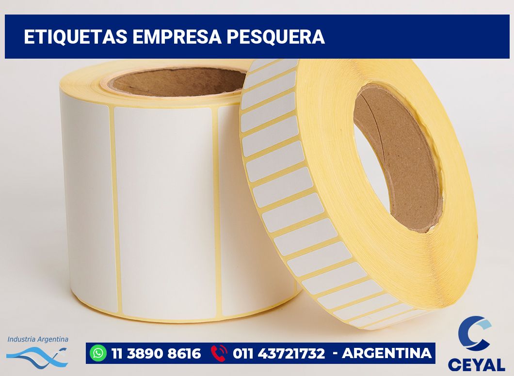 Etiquetas Empresa pesquera