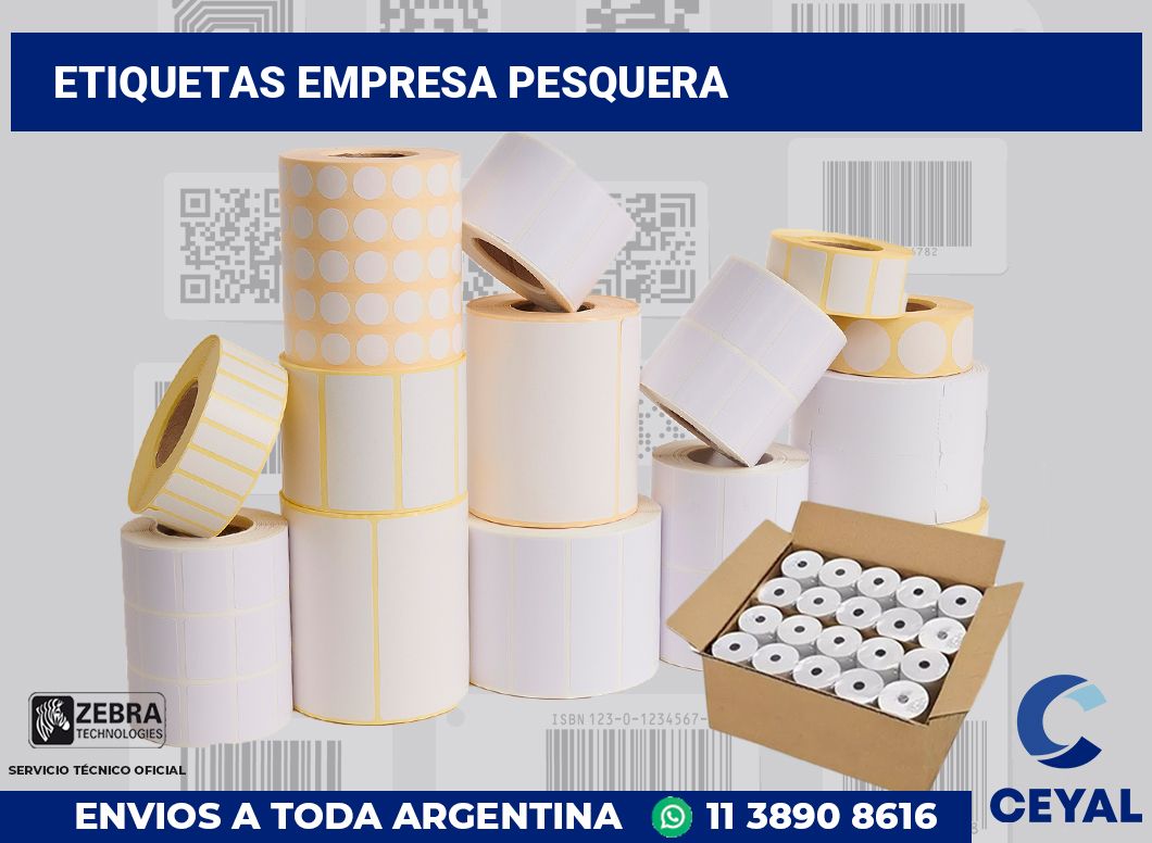 Etiquetas Empresa pesquera