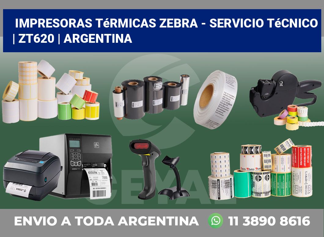 Impresoras térmicas Zebra - servicio técnico | ZT620 | Argentina