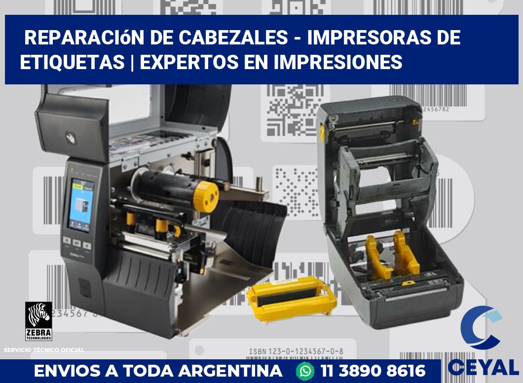 Reparación de cabezales - impresoras de etiquetas | Expertos en impresiones