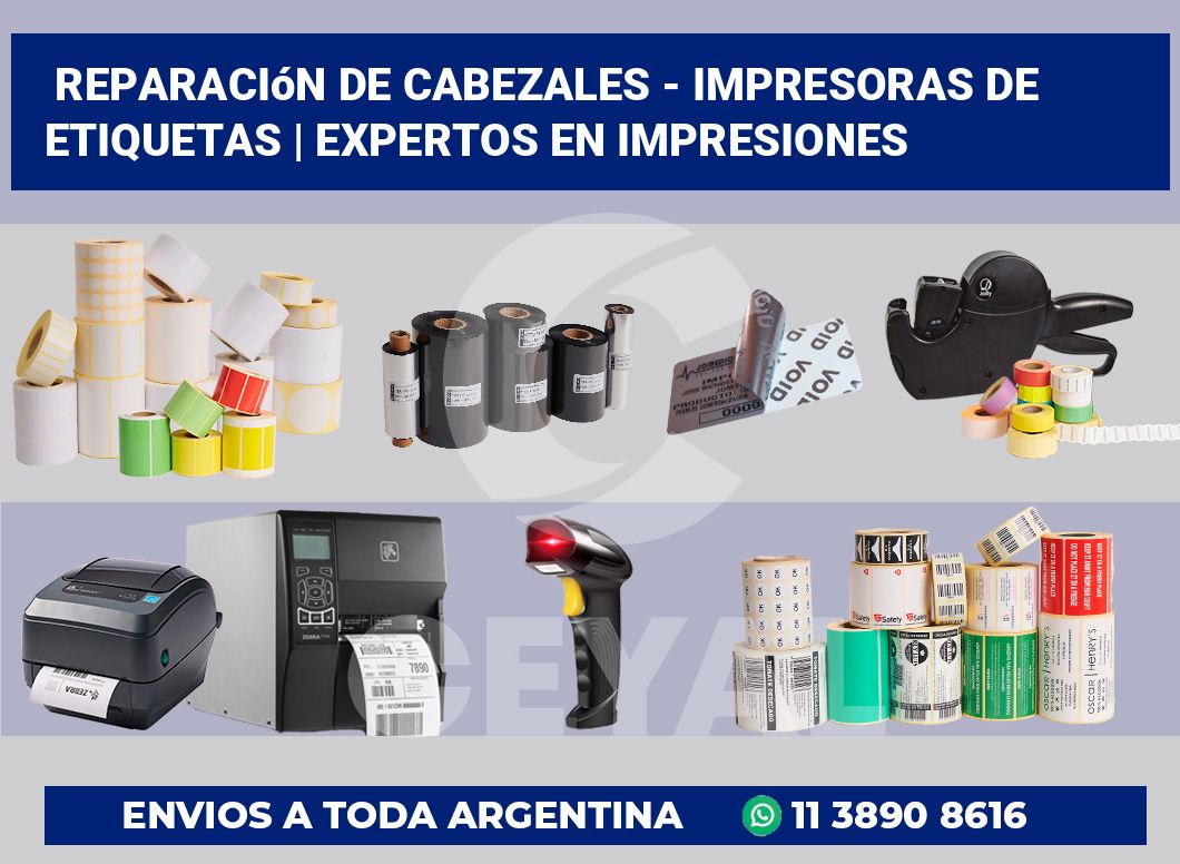 Reparación de cabezales - impresoras de etiquetas | Expertos en impresiones