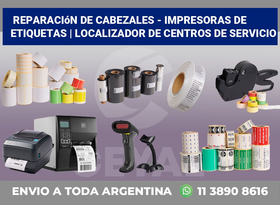 Reparación de cabezales - impresoras de etiquetas | Localizador de centros de servicio