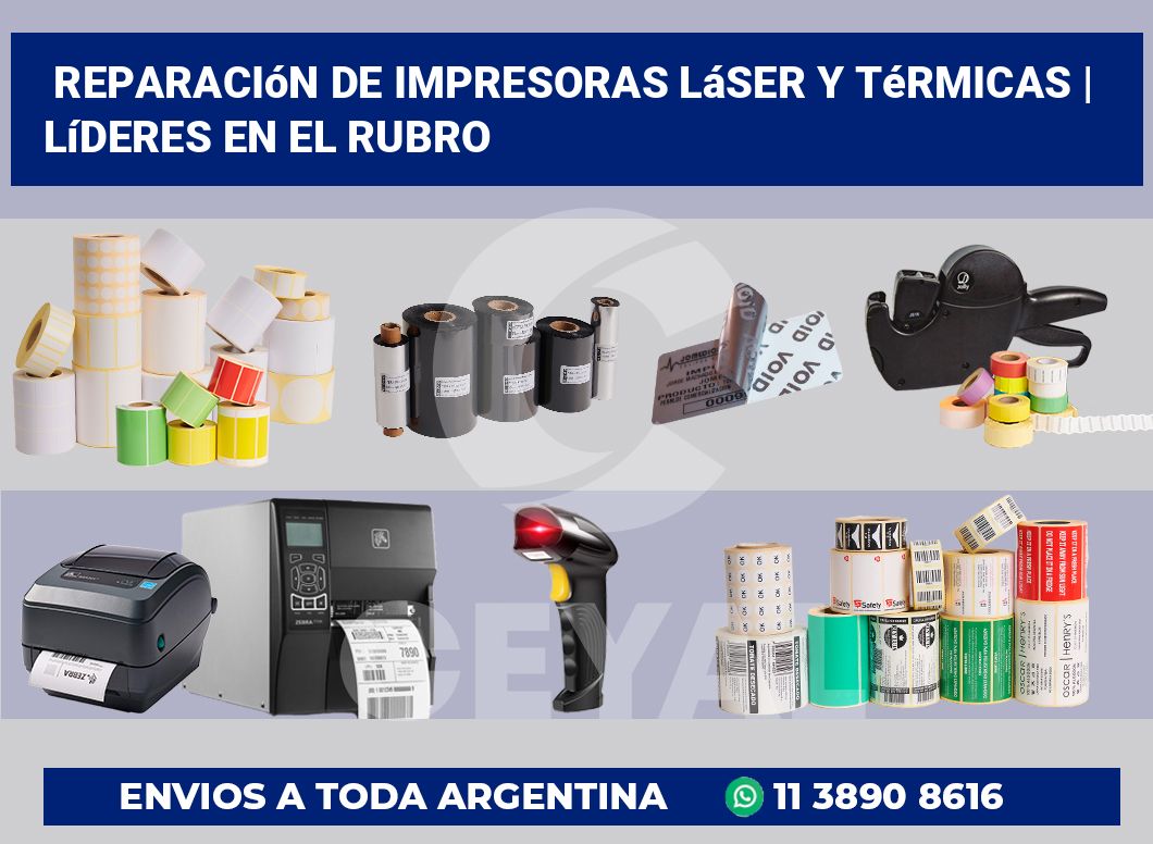 Reparación de impresoras láser y térmicas | Líderes en el rubro