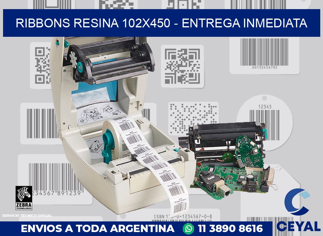 Ribbons resina 102x450 - Entrega inmediata
