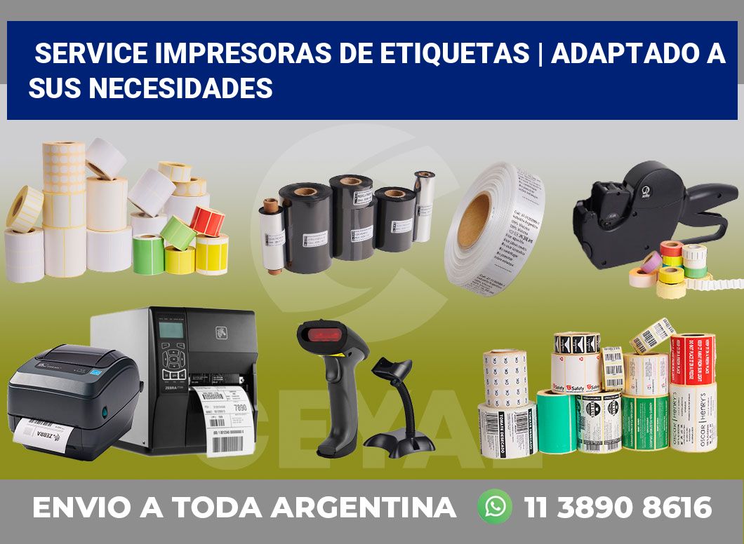 Service impresoras de etiquetas | Adaptado a sus necesidades