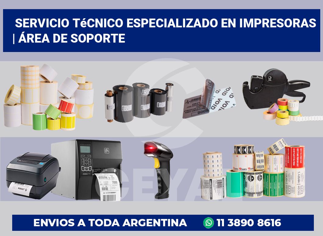 Servicio técnico especializado en impresoras | Área de soporte