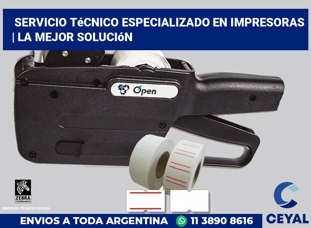 Servicio técnico especializado en impresoras | La mejor solución