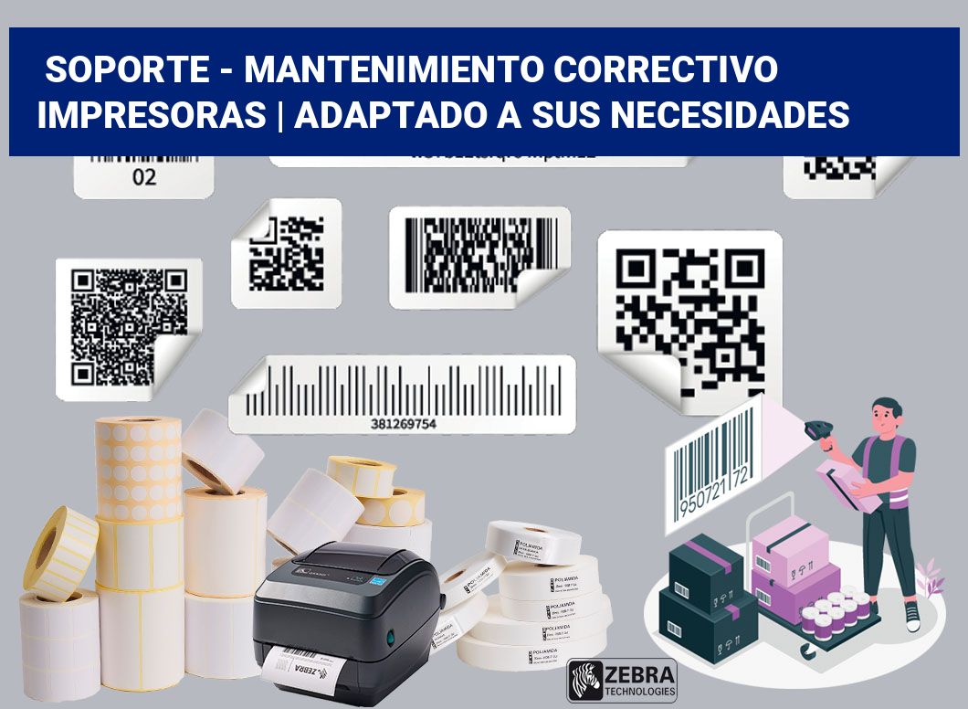 Soporte - Mantenimiento correctivo impresoras | Adaptado a sus necesidades
